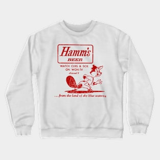 Hamm's Beer -  Faded Style Crewneck Sweatshirt